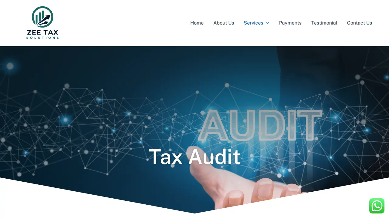 Zee Tax & Consulting Services page