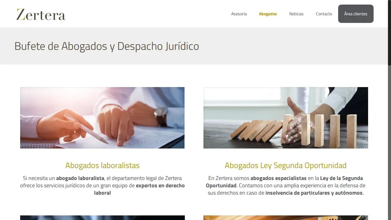 Zertera Asesores & Abogados- Pozuelo de Alarcón page