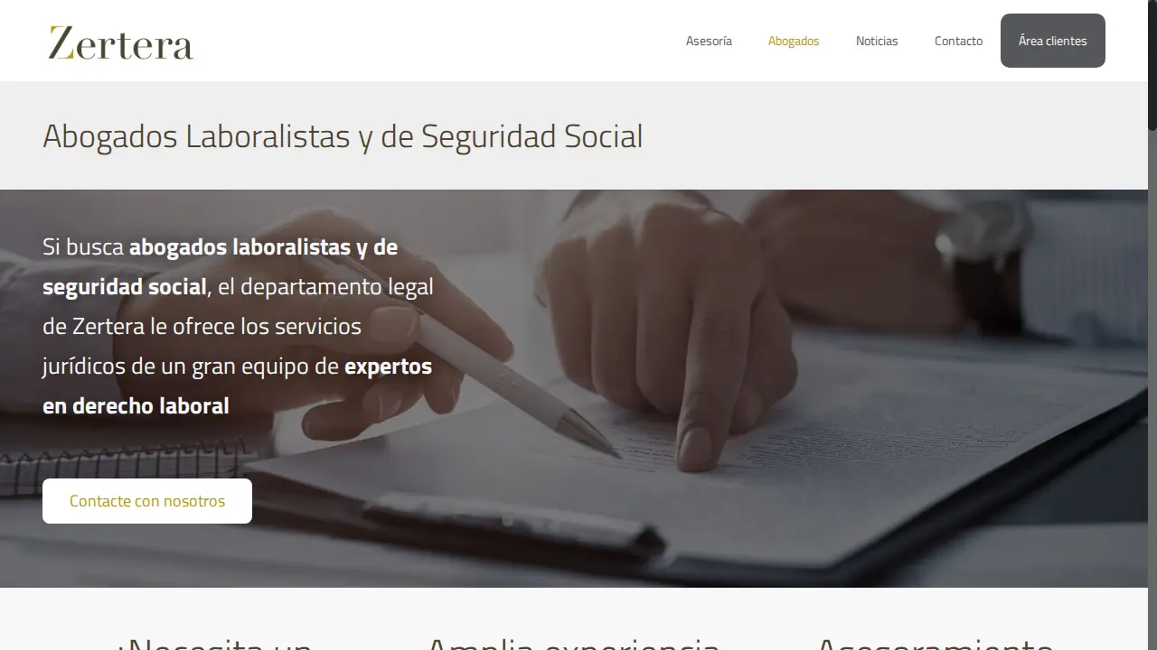 Zertera Asesores & Abogados- Pozuelo de Alarcón page