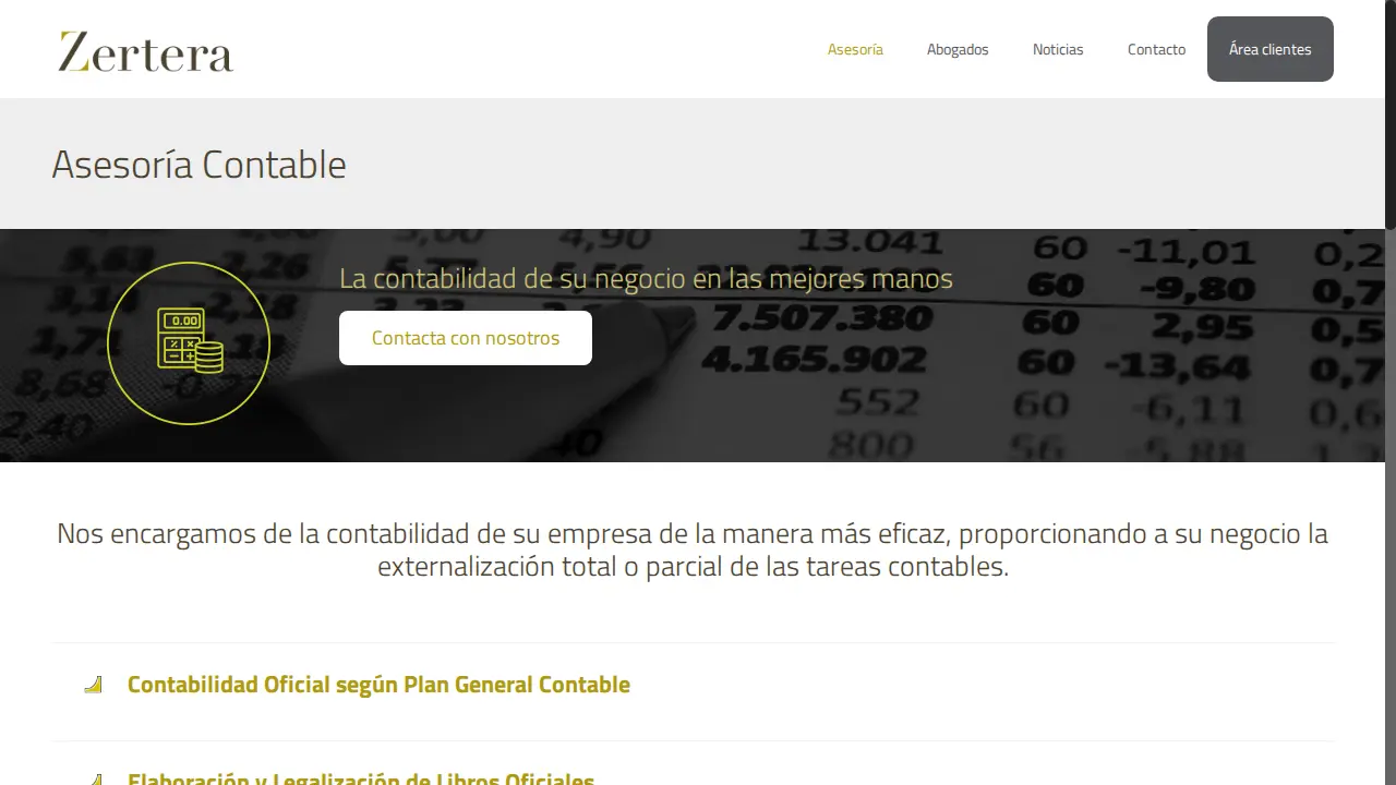 Zertera Asesores & Abogados- Pozuelo de Alarcón page