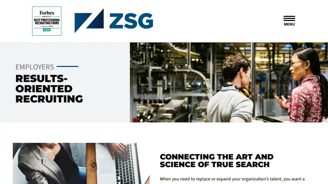 Zambito Search Group page