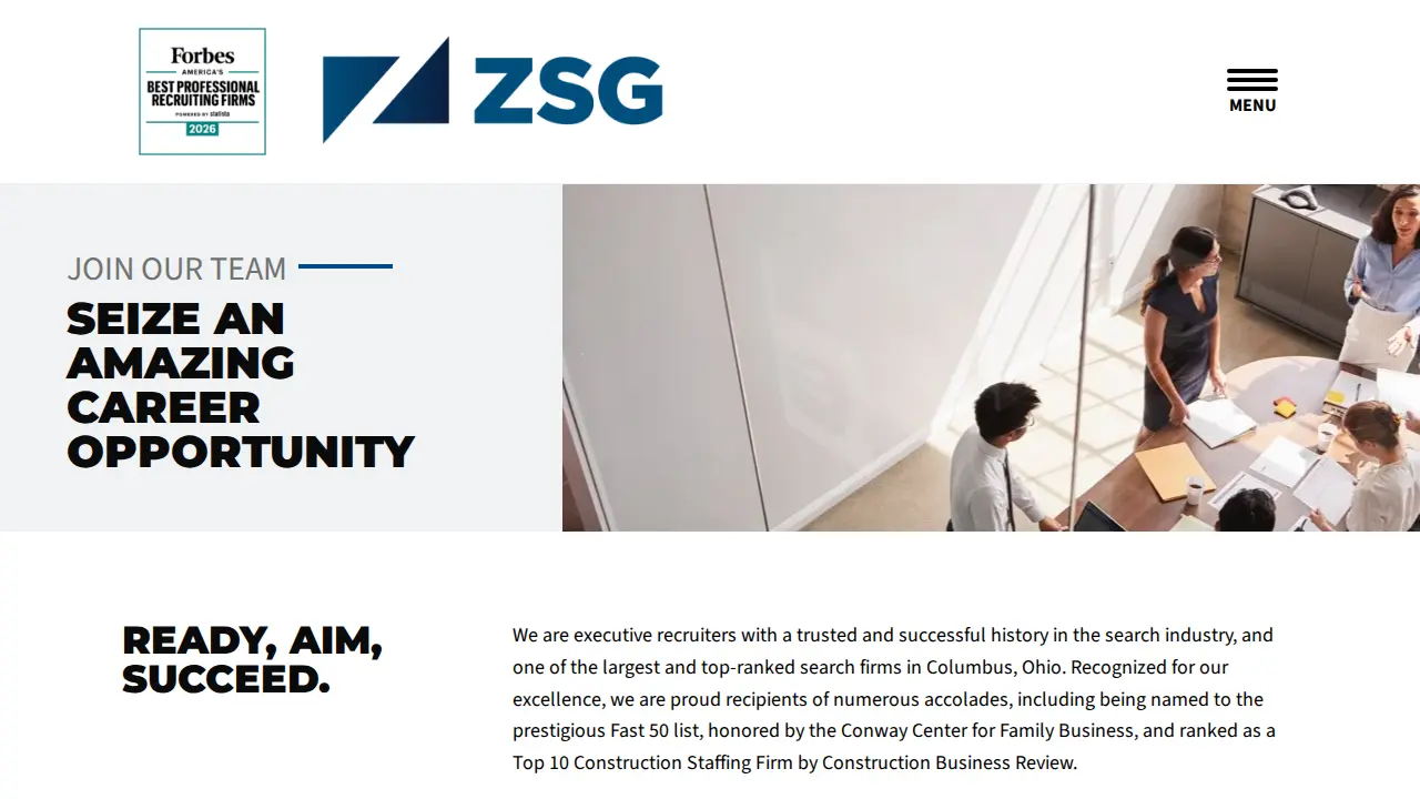 Zambito Search Group page