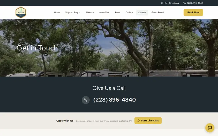 /contact — Baywood RV Park