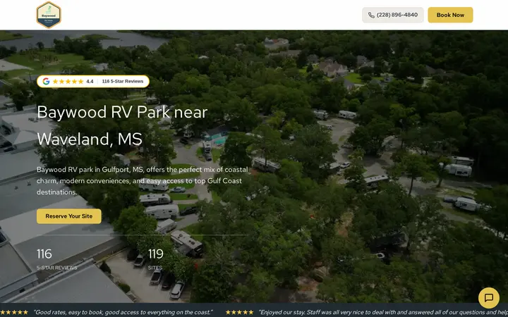 /lp/rv-parks-waveland-ms — Baywood RV Park