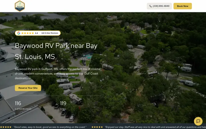 /lp/rv-parks-bay-st-louis-ms — Baywood RV Park