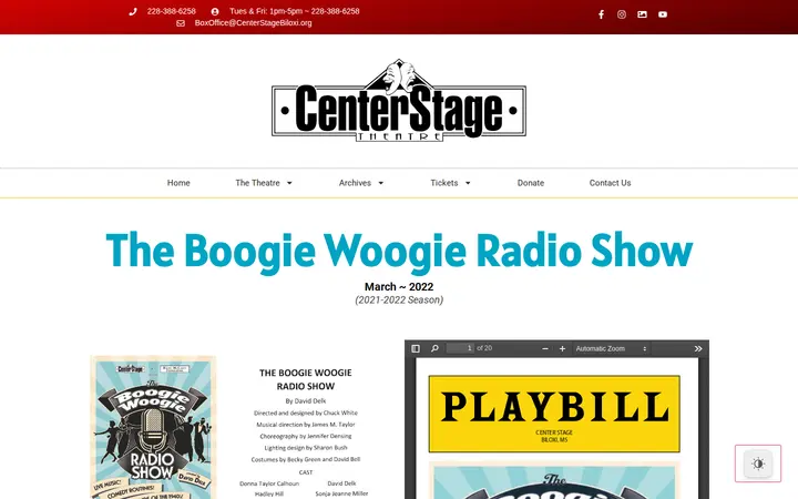 /the-boogie-woogie-radio-show-2021-2022 — Center Stage Theatre