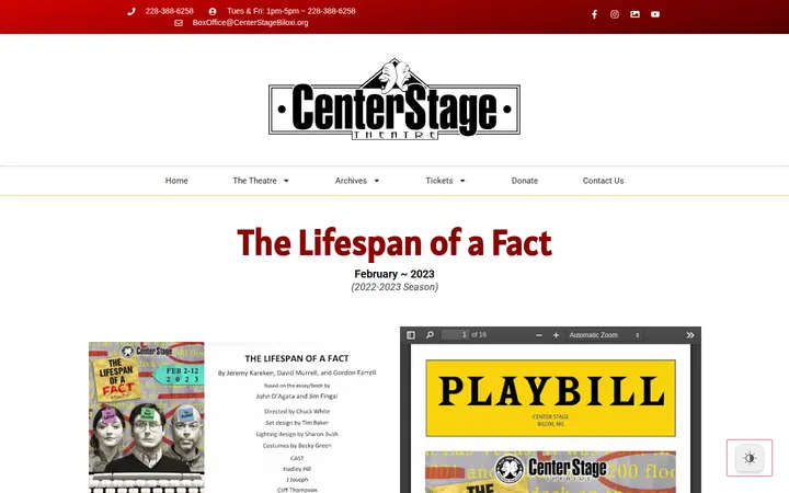 /the-lifespan-of-a-fact-2022-2023 — Center Stage Theatre