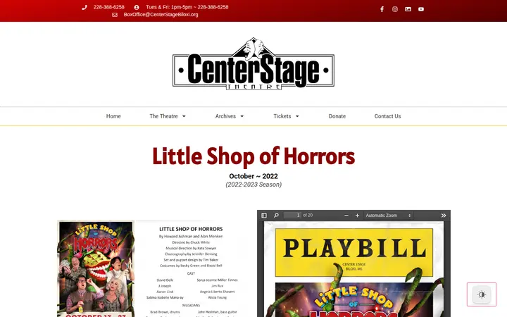 /little-shop-of-horrors-2022-2023 — Center Stage Theatre