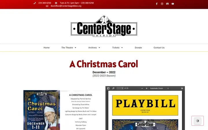 /a-christmas-carol-2022-2023 — Center Stage Theatre