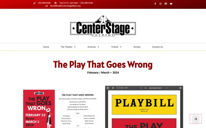 /the-play-that-goes-wrong-2023-2024 — Center Stage Theatre