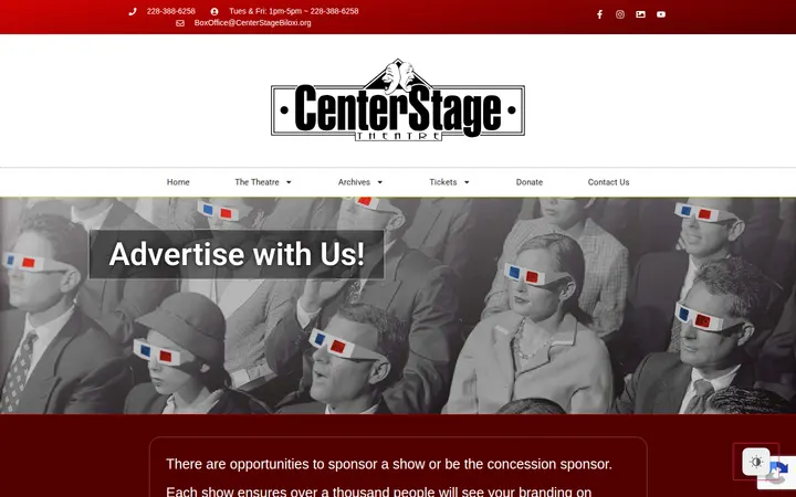 /advertise-with-us — Center Stage Theatre