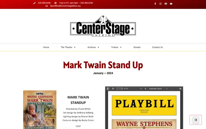 /mark-twain-stand-up-2023-2024 — Center Stage Theatre