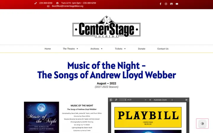 /music-of-the-night-songs-of-andrew-lloyd-webber-2021-2022 — Center Stage Theatre