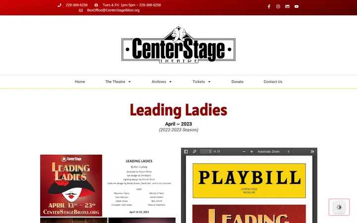 /leading-ladies-2022-2023 — Center Stage Theatre