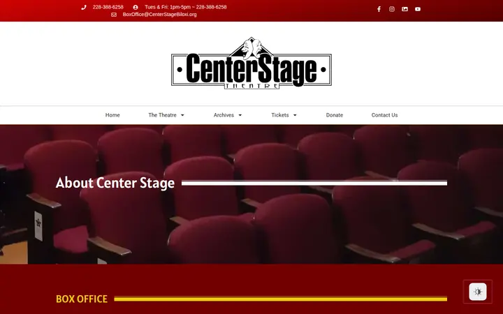 /about-center-stage — Center Stage Theatre
