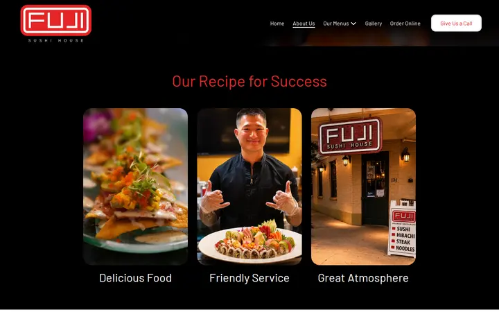 /about-us — Fuji Sushi House
