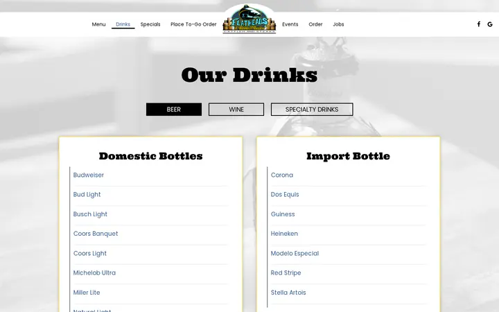 /biloxi-flatheads-and-bottom-feeders-drink-menu — Flatheads and Bottom Feeders