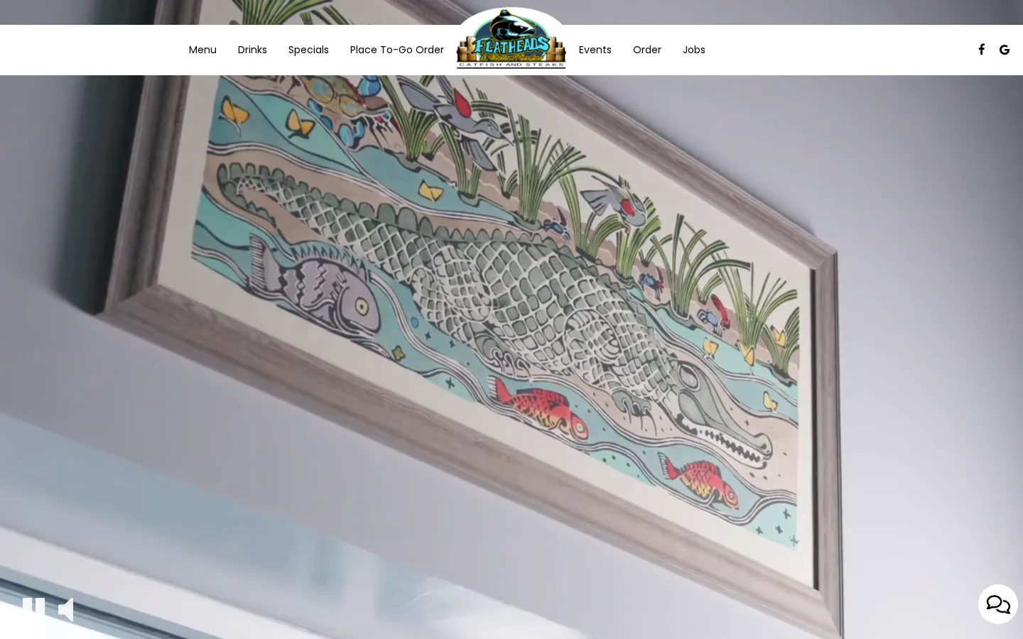 Viewport capture of Flatheads and Bottom Feeders official website