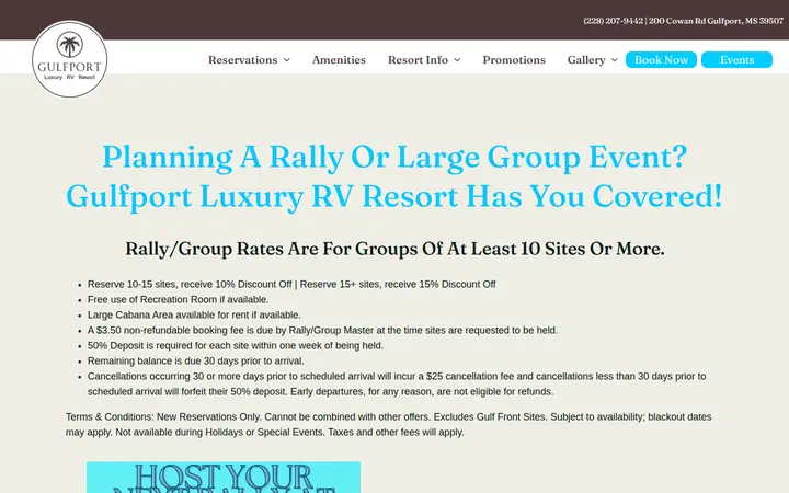 /group-rally-information — Gulfport Luxury RV Resort