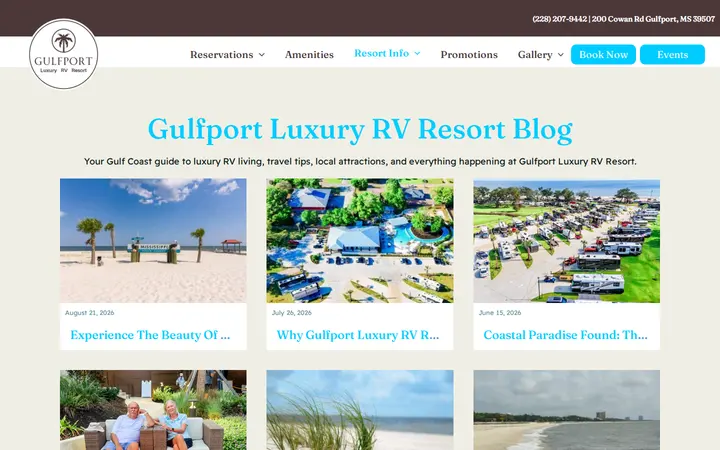 /blog — Gulfport Luxury RV Resort