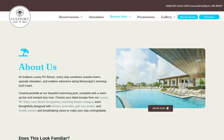 /resort-info — Gulfport Luxury RV Resort