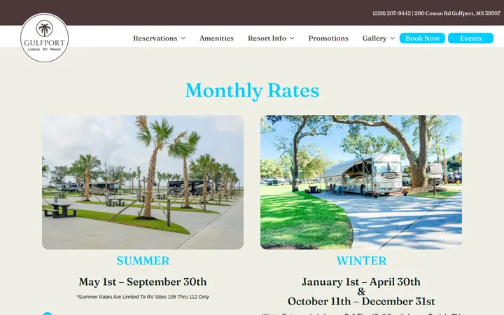 /monthly-rates — Gulfport Luxury RV Resort
