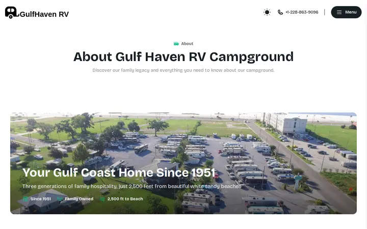 /about — Gulf Haven Campground
