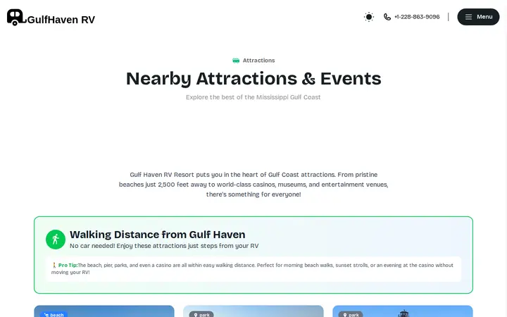 /attractions — Gulf Haven Campground