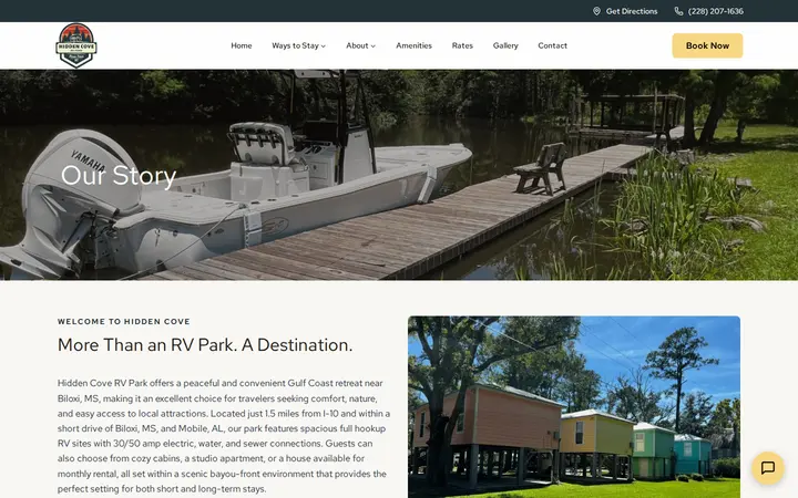 /about — Hidden Cove RV Park