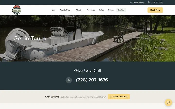 /contact — Hidden Cove RV Park