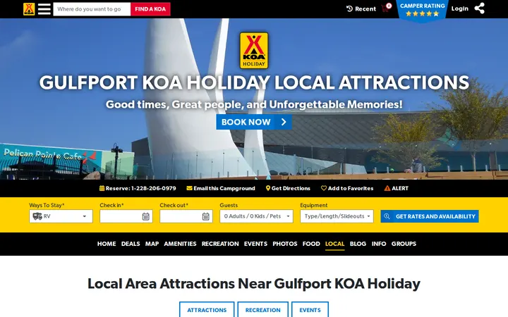 /campgrounds/gulfport/local-area — Gulfport KOA Holiday