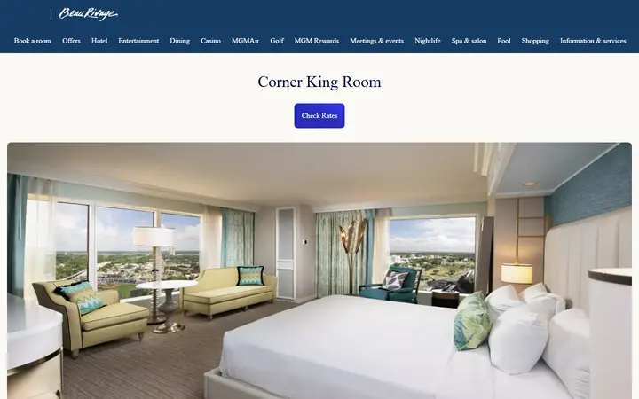 Corner King Room