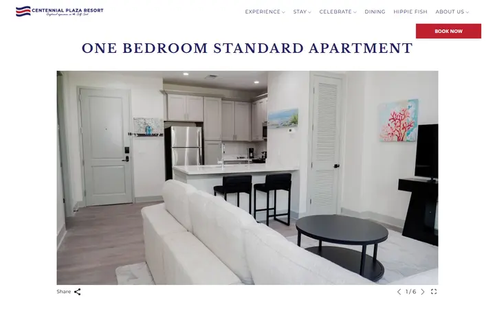 Discover our One Bedroom Standard Apartment and book your stay at Centennial Plaza Resort.