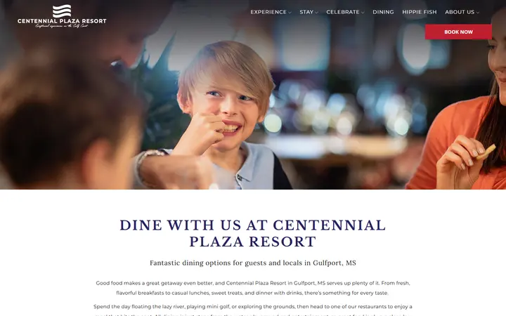 Gulfport MS Restaurants | Centennial Plaza Resort Dining