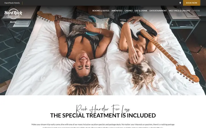 Resort Specials and Vacation Packages in Biloxi, MS - Hard Rock Specials in Biloxi