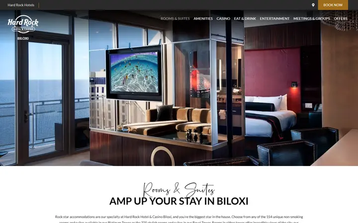 Hotel Rooms and Suites in Biloxi, Mississippi | Hard Rock Hotel & Casino Biloxi