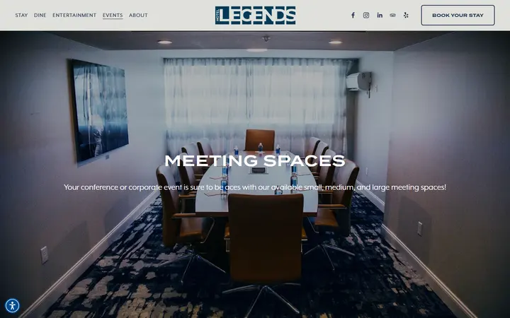 Meeting Spaces — Hotel Legends
