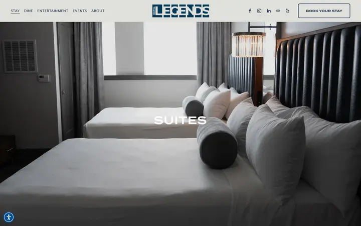 Suites — Hotel Legends