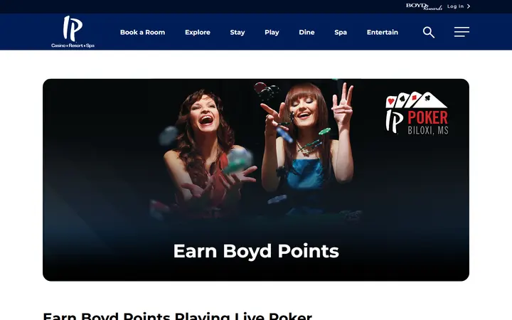 Earn Boyd Points Playing Live Poker
