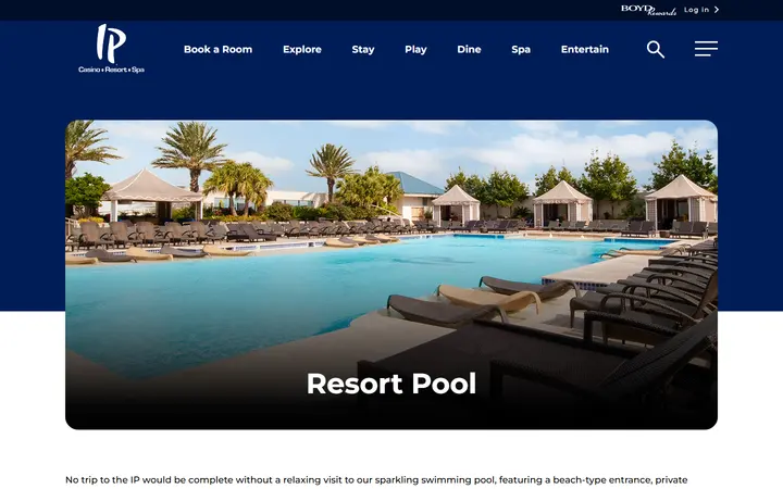 IP Hotel Swimming Pool in Biloxi, MS | IP Casino Resort Spa