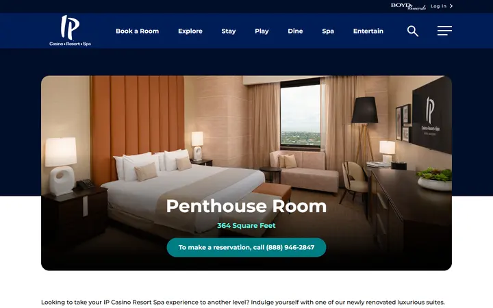 Penthouse Rooms at IP Casino Resort & Spa | IPBiloxi.BoydGaming.com