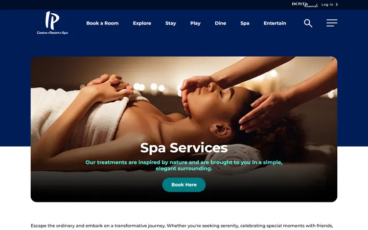 Spa Services | IP Casino Resort Spa