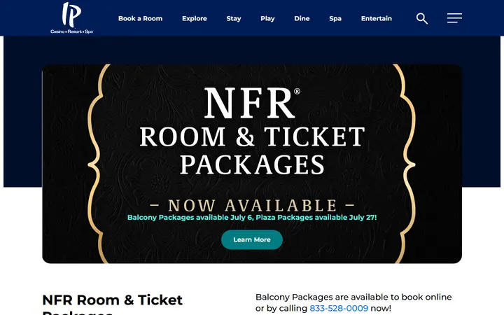 2026 NFR Room & Ticket Packages