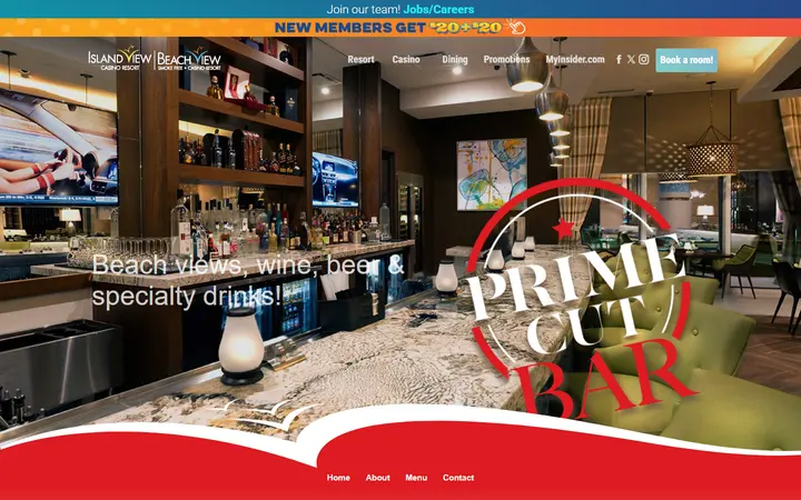 Prime Cut Bar | Beach View Casino Resort