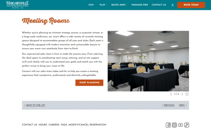 Meeting Rooms | Meeting Rooms at Margaritaville Resort Biloxi