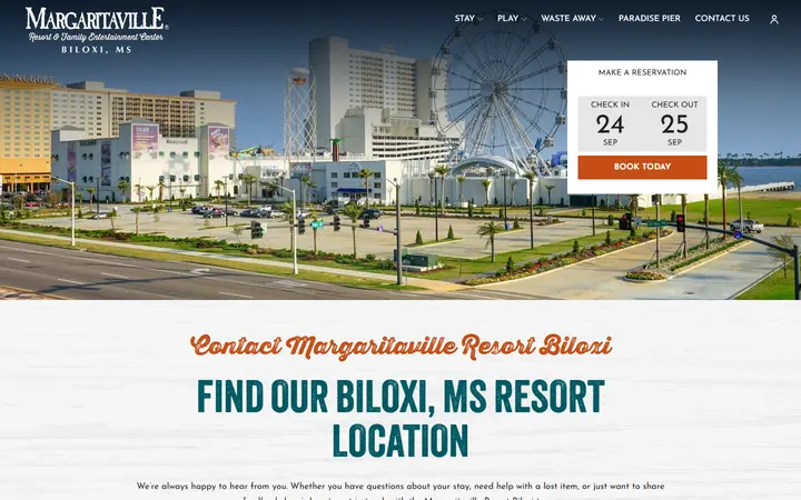Contact Us | Margaritaville in Mississippi