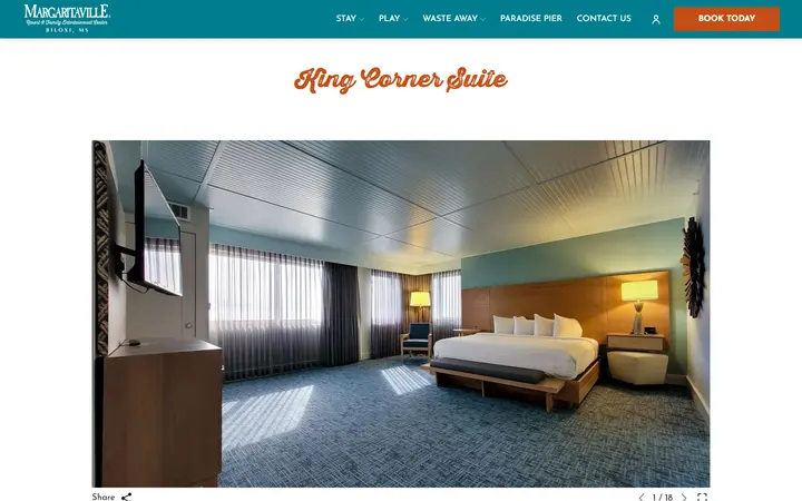 King Corner Suite | Margaritaville Resort Biloxi