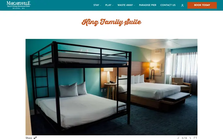 King Family Suite | Margaritaville Resort Biloxi