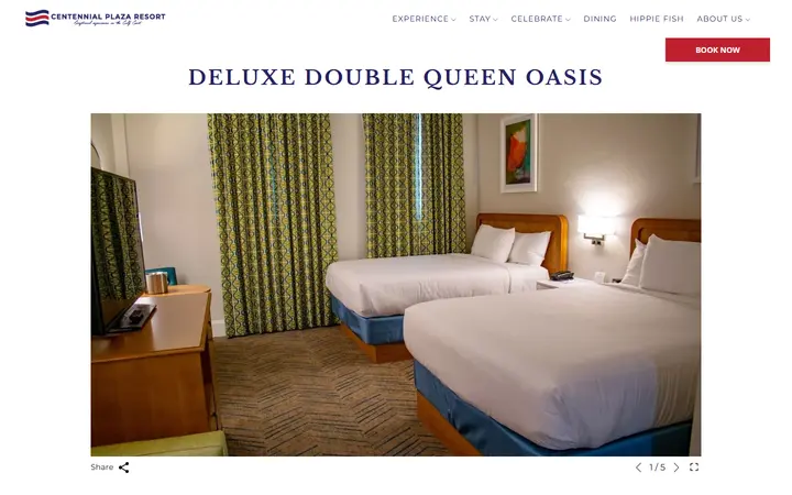 Deluxe Double Queen Oasis | Centennial Plaza Resort