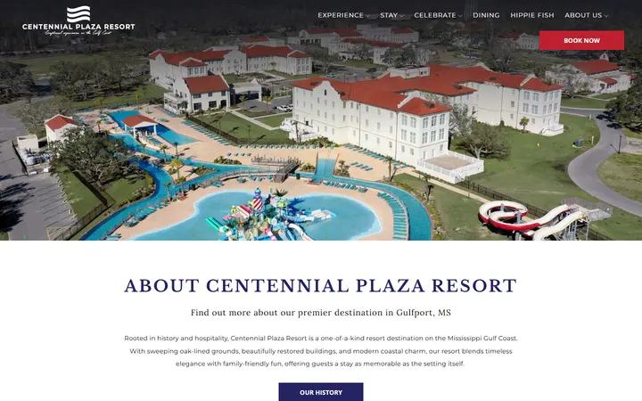 Resorts in Gulfport Mississippi | About Centennial Plaza Resort